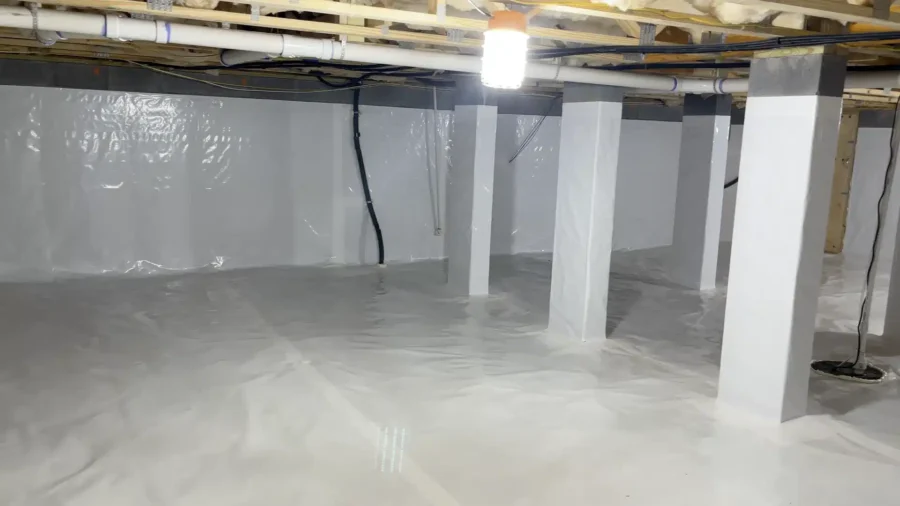 Crawl space cleaning professionals in Indianapolis.