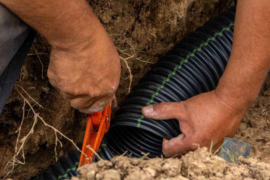 Basement french drain contractors in Indianapolis.